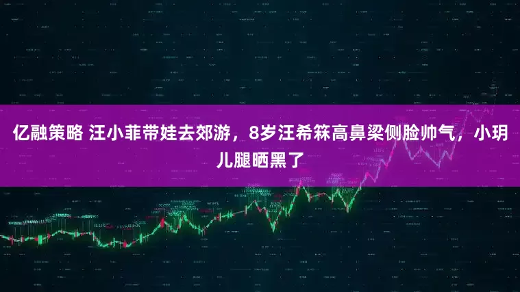 亿融策略 汪小菲带娃去郊游，8岁汪希箖高鼻梁侧脸帅气，小玥儿腿晒黑了